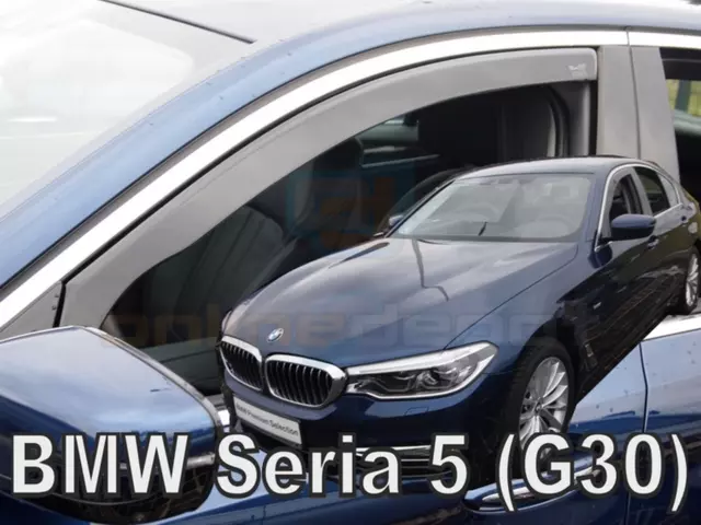 BMW 5 G30 G31 4/5-türer ab 2017 2-tlg HEKO dunkel Windabweiser Regenabweiser