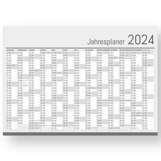 Kalender 2024 Wand