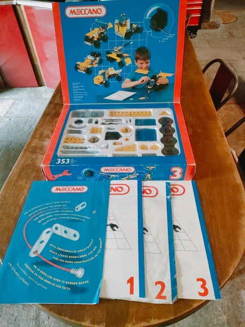 Ancienne Boîte Jouet MECCANO 1A Boite complémentaire