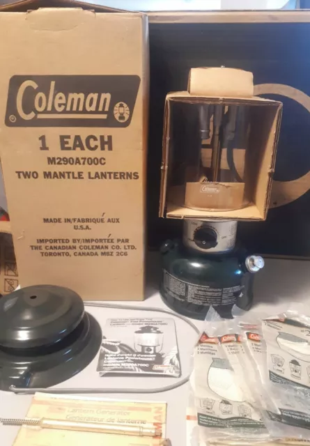 New NOS Coleman Powerhouse 290A700C 290A Lantern in box, packaging, DATE: 10/92 2