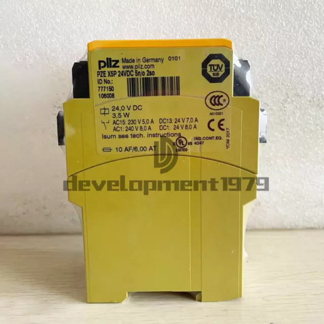 ONE New PILZ 777150 PZE X5P Safety Relay