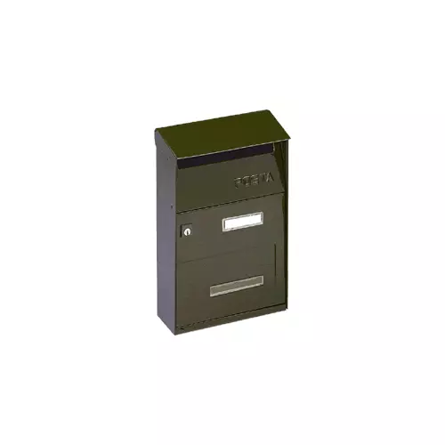 Alubox FTVGH Buzon de Correo Con Techo 22x11x h32, 5 CM Gris Hierro Fundido