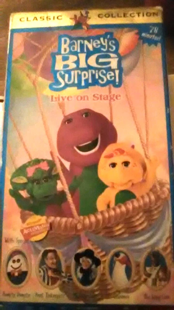 Barneys Big Surprise Live On Stage Vhs Tape 15 46 Picclick Uk Barneys Big Surprise Live On Stage Vhs Tape 15 46 Picclick Uk