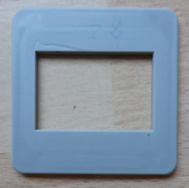 51 Dia-Rahmen grau für Diapositive 24x36  glaslos,  zweiteilig