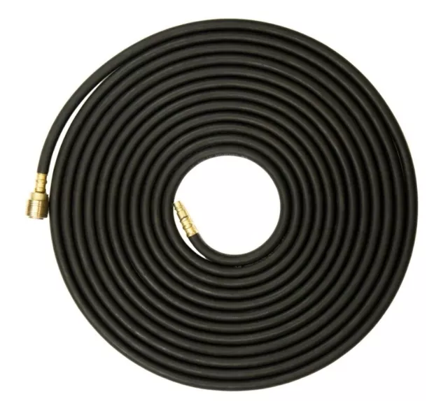 Branded 6mm Rubber Air Compressor Hose With Quick Couplers - 10m