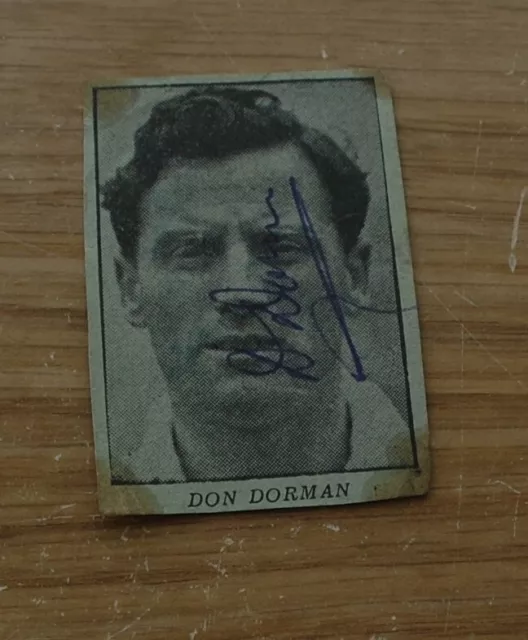 Don Dorman Coventry City Hand Signed Autograph Birmingham Walsall