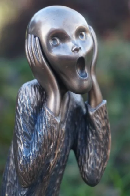 708.7645 Statue Figurine Edvard Munch Peintre L Echo Du Cri A Oslo Norvege 20 Cm