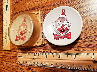 Old Vintage NOS Lot of 2 AMEROCK Storybook Clown drawer cabinet pull knobs RARE