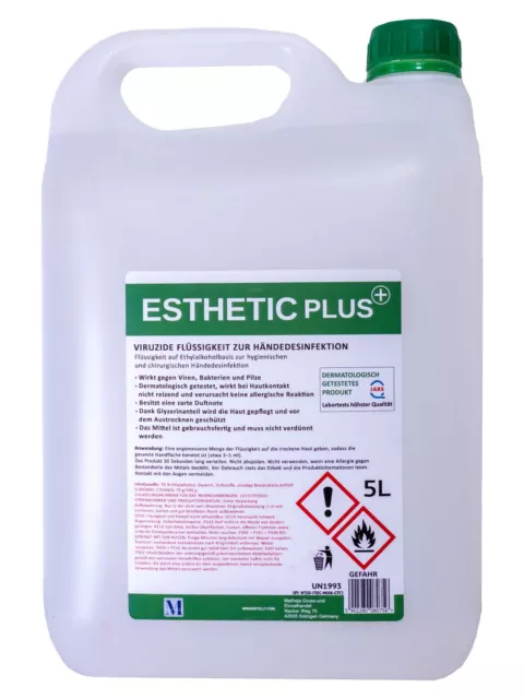 ESTHETIC PLUS Hände Desinfektionsmittel 5L