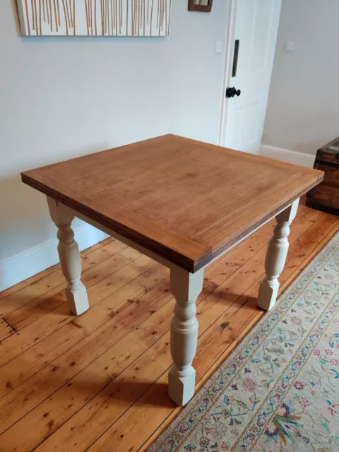 Vintage Wooden Extendable Dining Table