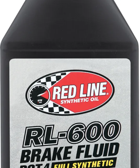 Red Line 90402 Synthetic RL-600 DOT 4 Brake Fluid