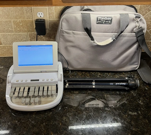 Stenograph Diamante Court Reporting Shorthand Machine White A
