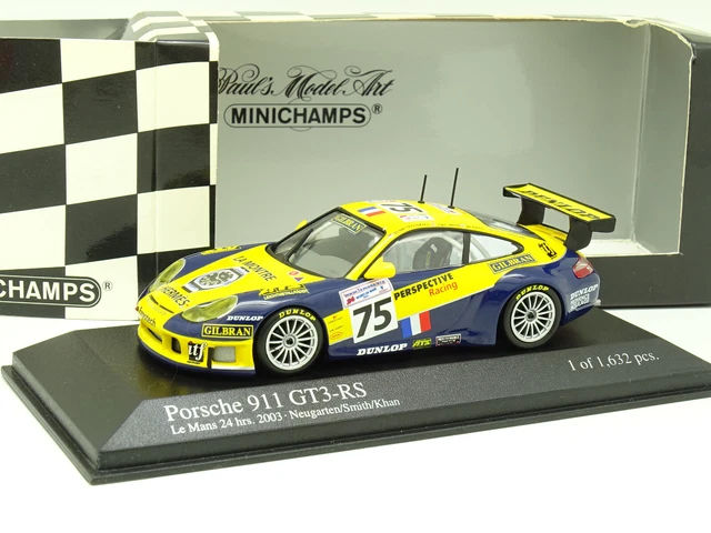 MiniChamps - 1:43 - Porsche 911 (996) GT3 RS 24H Le Mans - Catawiki