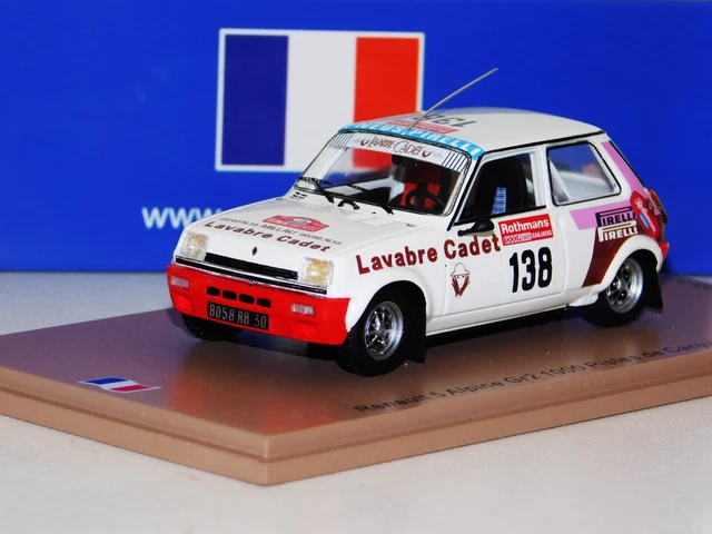 Renault 5 Alpine Gr2 #138 Auriol 1000 Pistes De Canjuers 1983 Spark