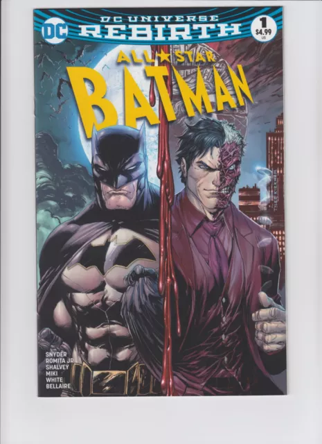 ALL STAR BATMAN #1 (Midtown Comics Color Variant, Snyder, Romita) NM 2016