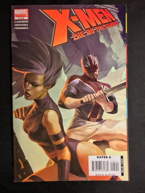 X Men Die By The Sword 5 Psylocke Captain Britain Dazzler Vol 1 Longshot Marvel 2