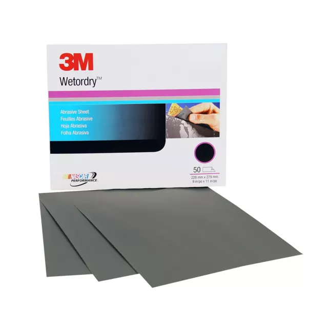 3M 02045Perfect-It Micro fine P2500 grit wet or dry abrasive 50x BEST price