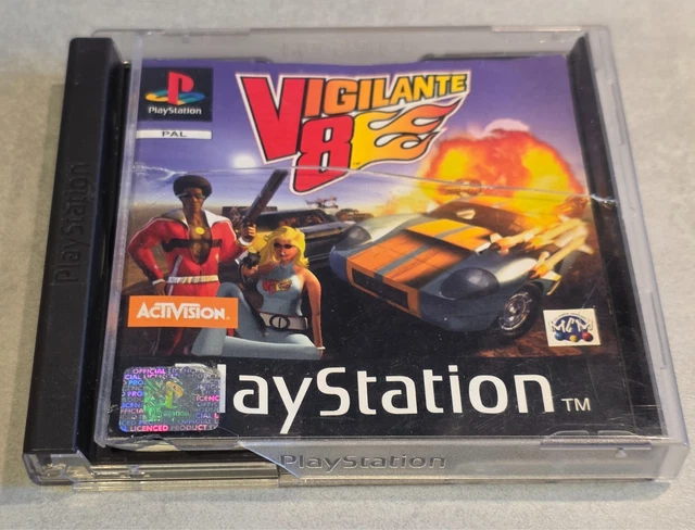 Notice seule Vigilante 8 version FR , très bon état , Sony Playstation PS1/ PSX
