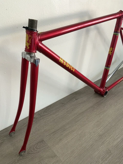 Cadre Et Fourche Vélo Course Artisanal Columbus Altec - Cherry Red, 58cm