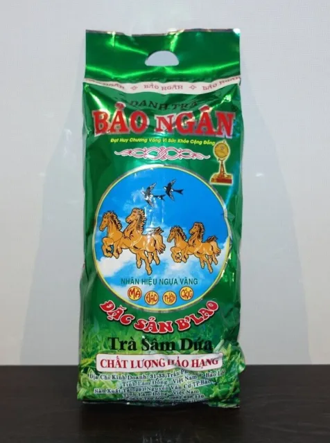 Vietnamese Pandan Green Tea - Trà sâm dứa - Tra Sam Dua - Dac San B'Lao 350grams