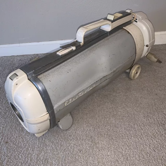 Vintage Electrolux Model F Automatic Vacuum Cleaner. Working