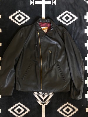 スタイリッシュシンプル SUPREME SCHOTT 16SS Leather Harrington