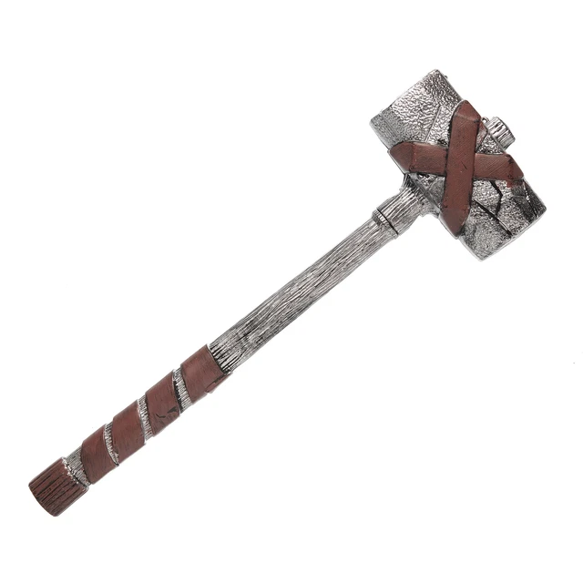 Warrior Mazza Bambini Adulti Halloween Arma Tenuto IN Mano Costume Pro