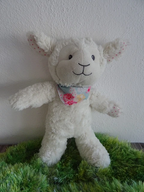 🐝  Tchibo TCM Schaf Lamm 27 cm Halstuch  Lämmchen Kuscheltier Spielzeug 🐝