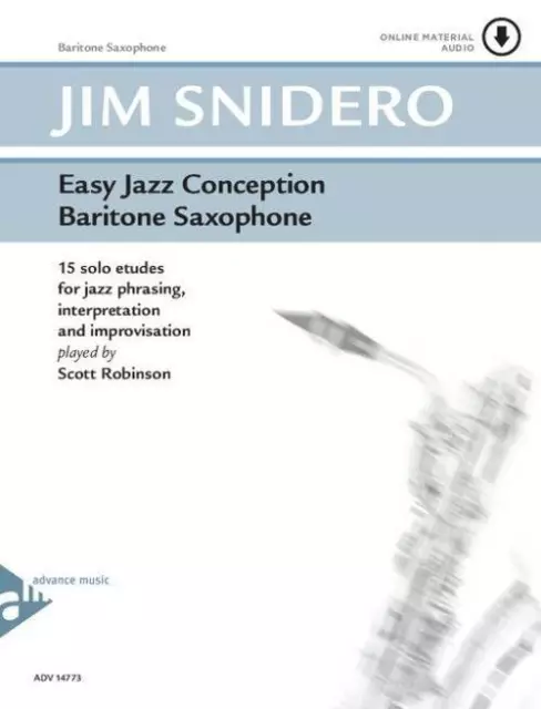 Easy Jazz Conception for Baritone Saxophone | Jim Snidero | Deutsch | Broschüre