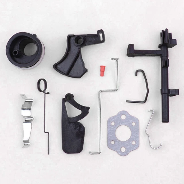 SYLALE Tige d'accélérateur Tige de Starter Levier Interrupteur Arbre Contact Ressort Kit for Stihl MS180 MS170 018 017 MS 180 170 tronçonneuse Moteur pièce de Moteur