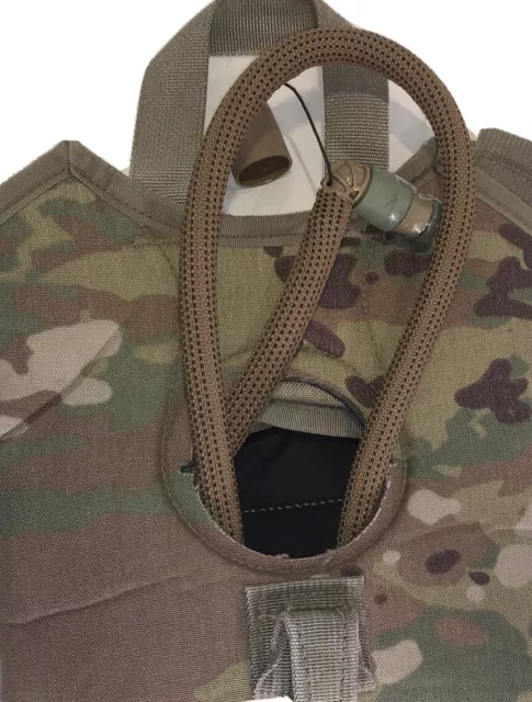 US Military Molle II OCP Multicam Hydration System Pouch Carrier W/ New Tubing