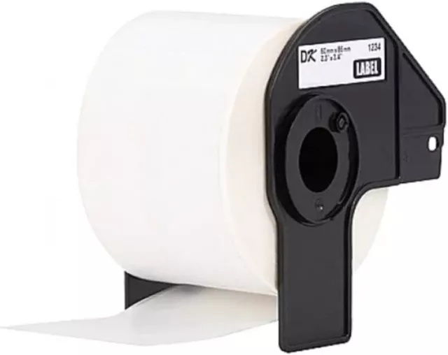 Brother DK11234 - Paper - self-adhesive - black on white - 60 x 86 mm 260 label( 3