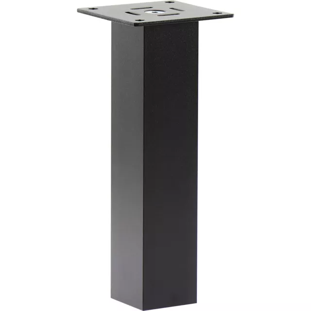 Barkonsole Capri gerade 50 x 50 mm, Höhe 230 mm, Aluminium schwarz