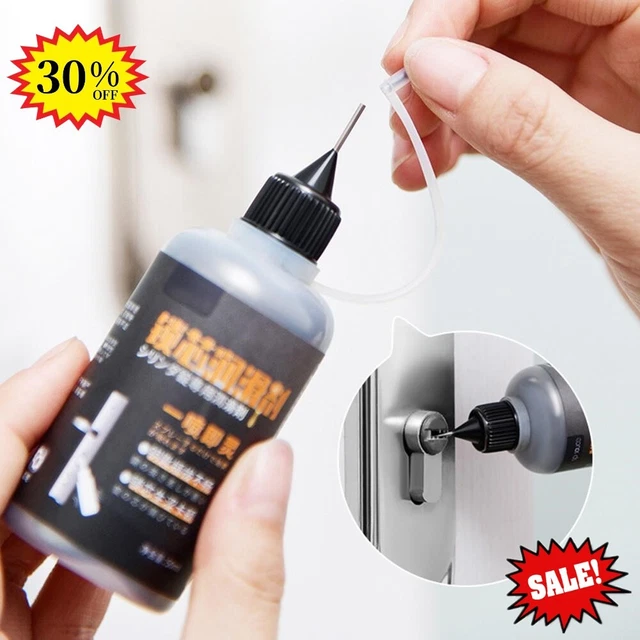 1x lubrificante in polvere fine grafite per lucchetti auto cilindro fabbro blocco nero