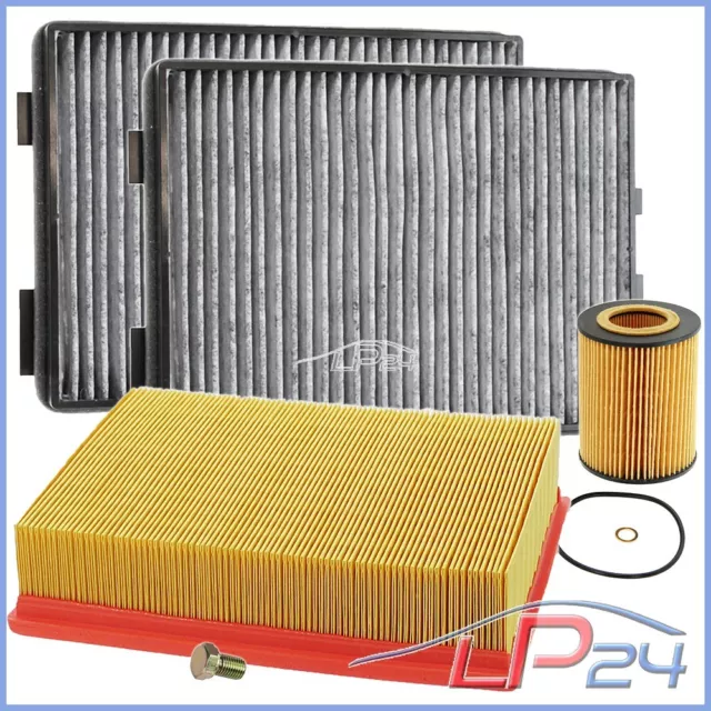 Kit De Revision Filtre À Huile Air Habitacle Pollen "A" Pour Bmw Série 5 E39