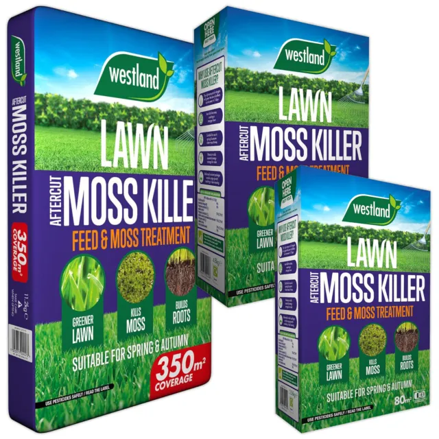 Aftercut Lawn Feed & Moss Killer Enhancing Growth Spring & Autumn Mix