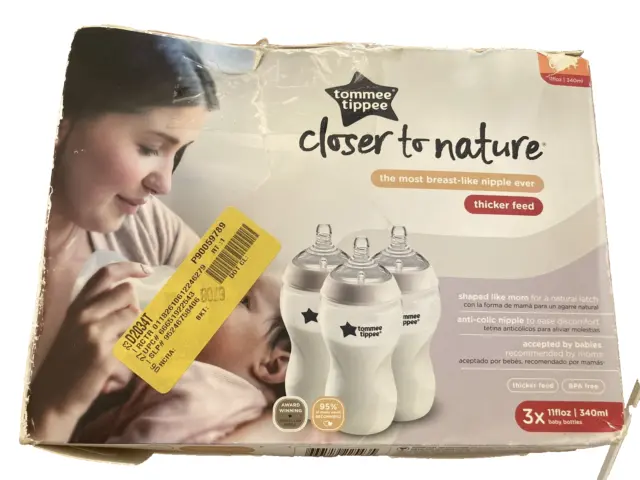 tommee tippee, Closer to Nature, Baby Bottle, x3 11 fl.oz.
