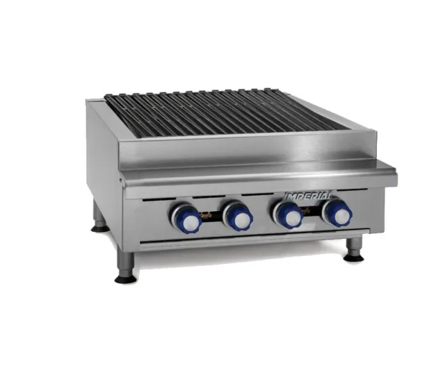 Imperial Range IRB-24 24" Commercial Gas Radiant Char Broiler Grill Counter Top
