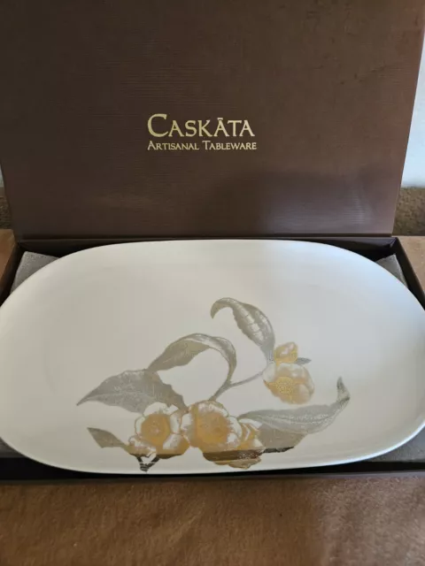 CASKATA Plate Floral Porcelain Oval Platter