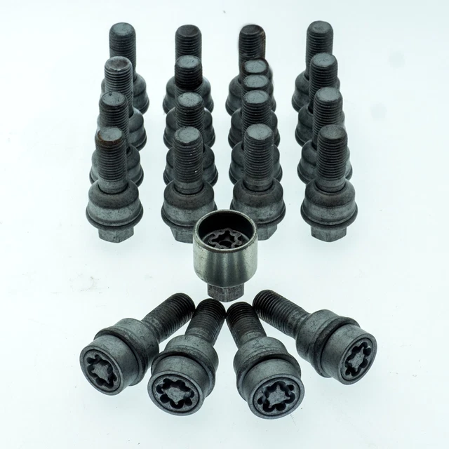 OEM GENUINE VW Transporter T5 T6 Van Amarok Touareg Wheel Bolts Set