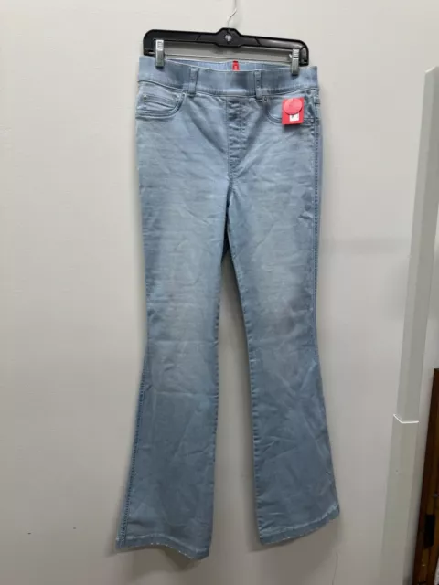 NWT New SPANX FLARE Denim pull-on Jeans 20348R-Retro Light Wash Size M