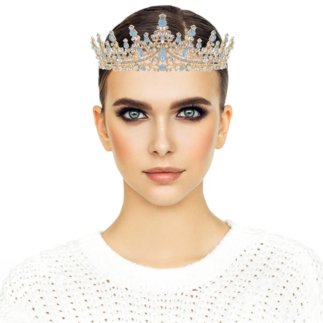 Corona barocca strass copricapo sposa corona matrimonio corona donna corona