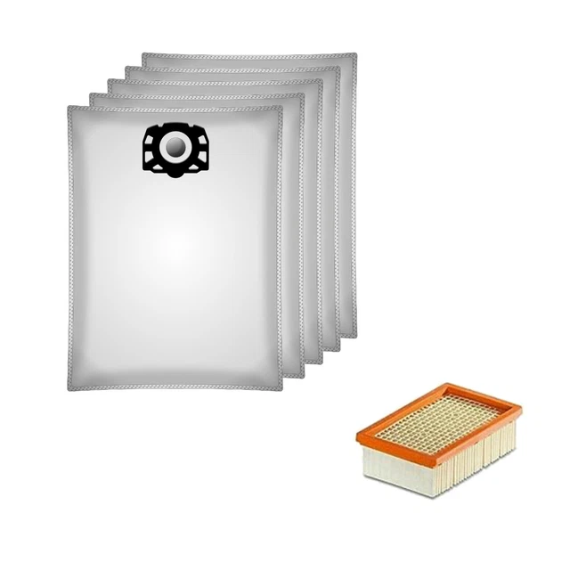 Kit De 5 Sacs D'aspirateur + Filtres Menalux 1900 – Compatibles Avec Tristar SZ-1920 – Neuf