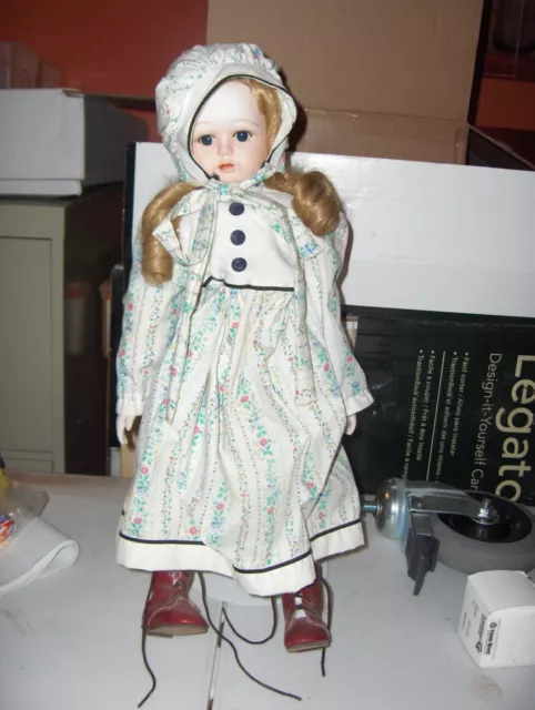 The heritage mint ltd collection 16 inch  porcelain doll . Vintage