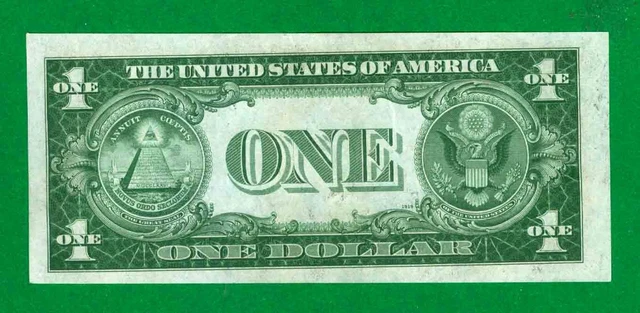$1 1935-A 1 P/B Block Blue Seal Silver Certificate Cu. Non-Mule 2