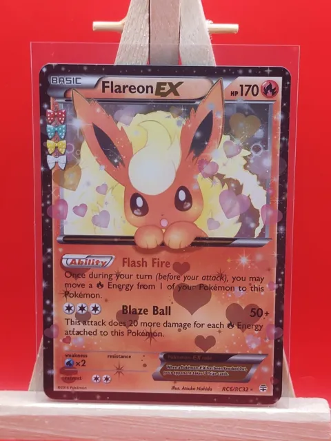 Flareon EX RC6/RC32 Generations Ultra Rare Holo Pokemon Card * New *