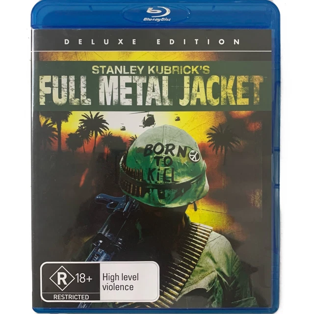 FULL METAL JACKET Deluxe Edition BluRay Region B Stanley Kubrick FMJ