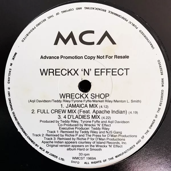 Wrecks-N-Effect - Wreckx Shop (12", Promo)