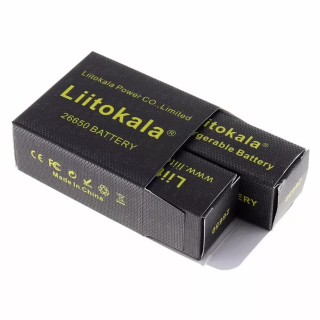 Rechargeable Battery Lii-50A 26650 5000mAh Li-ion 3.7v Powerful Torch Ebike UK