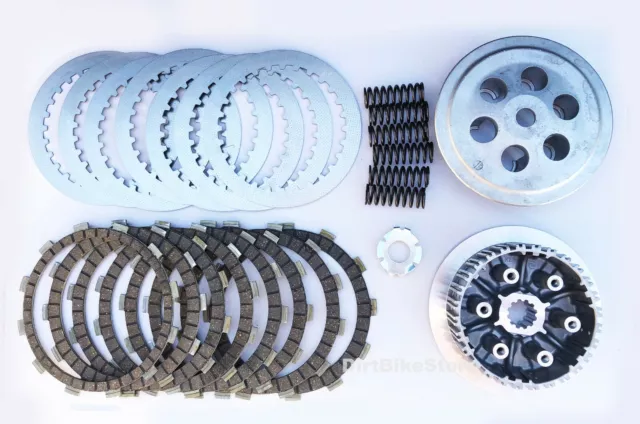 Fits CRF450R Heavy Duty Clutch Kit Discs Disks Springs Gasket CRF450 CRF 450R